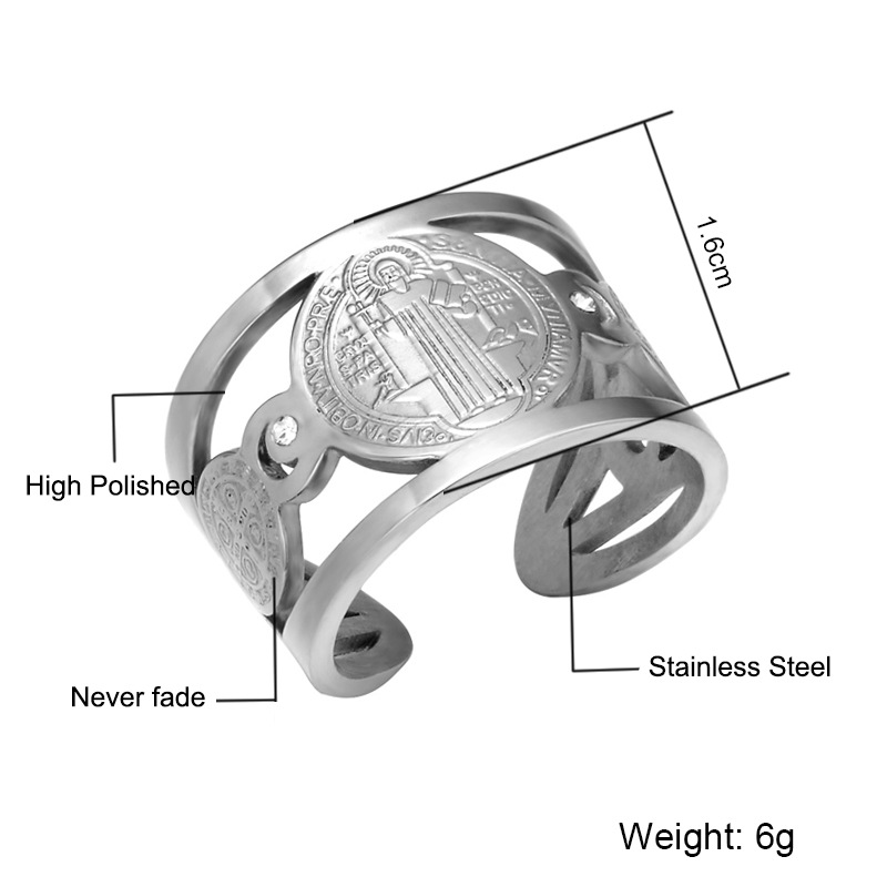 Saint Benedict Medal Ring