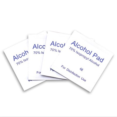 一次性酒精消毒棉 防过敏耳钉 酒精消毒片 一件代发|ms