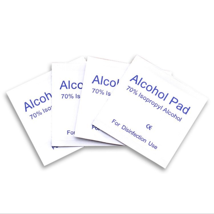 一次性酒精消毒棉 防过敏耳钉 酒精消毒片 一件代发|ms