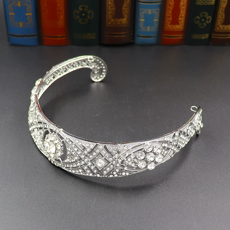 Принцесса Кейт та же корона европейская и американская горячая продажа rhinestone корона свадьбы студийные аксессуары невесты оптом оптом