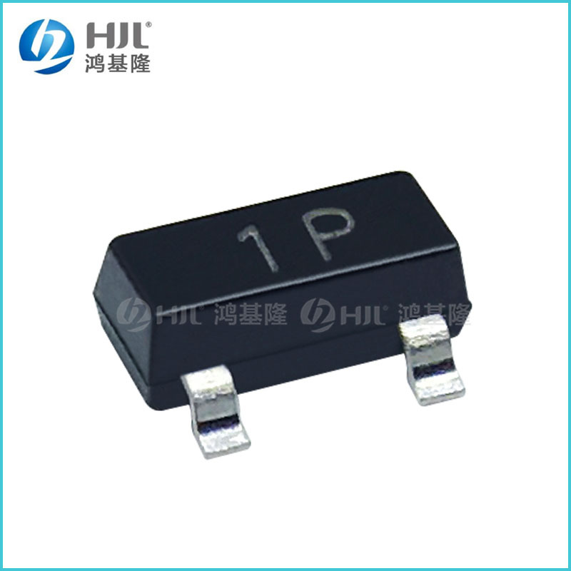 CJ长电贴片三极管MMBT2222A SOT-23丝印1P极性NPN晶体管原装正品