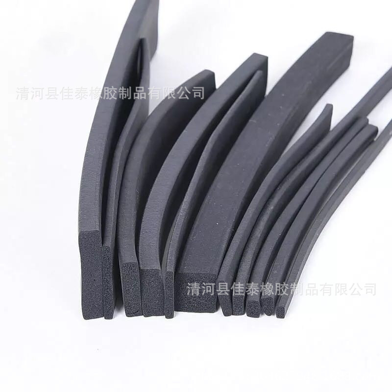 三元乙丙海绵发泡密封条 epdm平板发泡条 阻燃EPDM海绵条