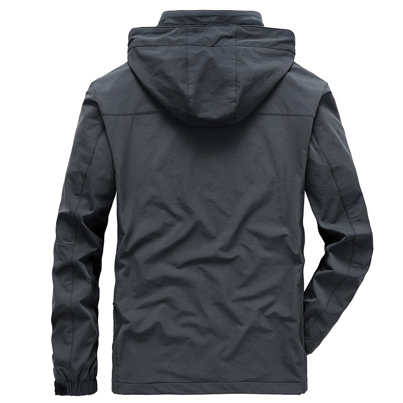 2019 nueva primavera y otoño transfronterizo juventud chaqueta con capucha chaqueta casual hombres chaqueta moda abrigo moda
