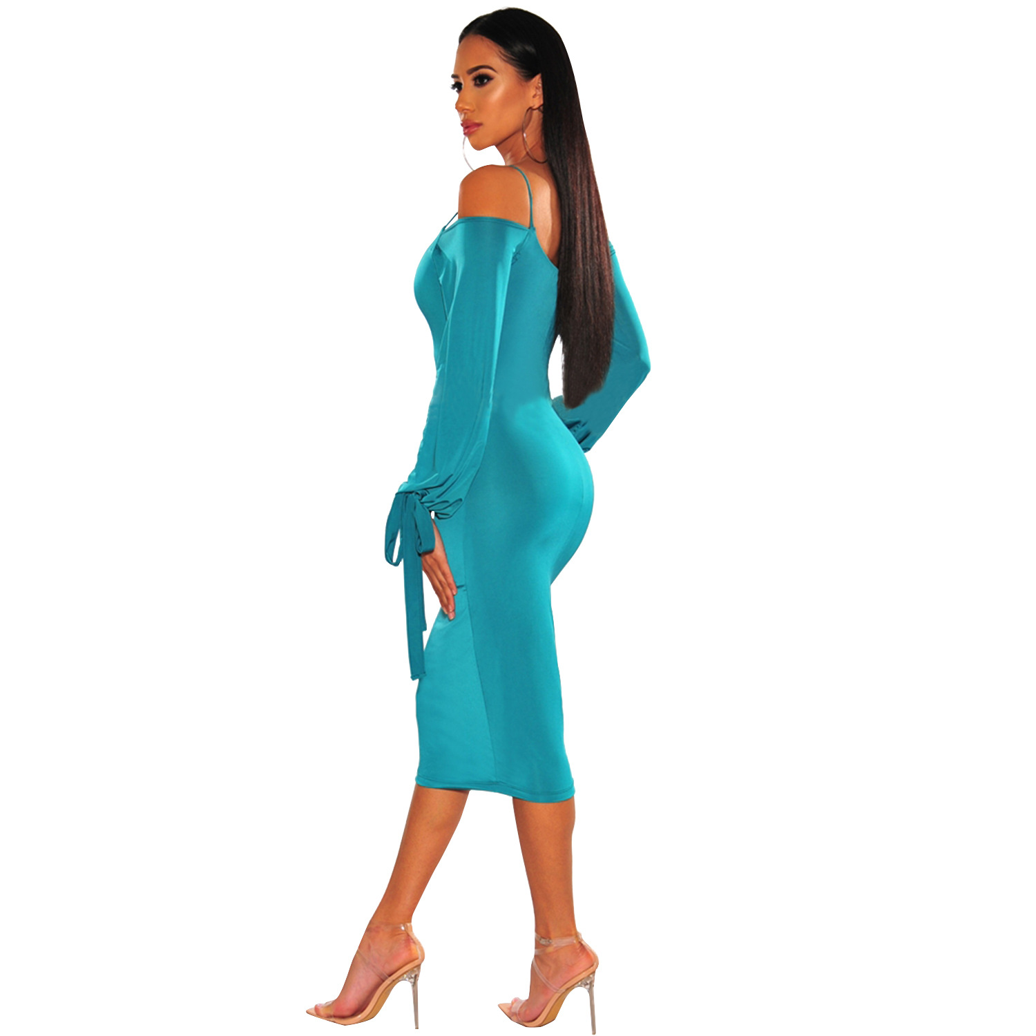 solid color sling dress nihaostyles clothing wholesale NSXYZ81667