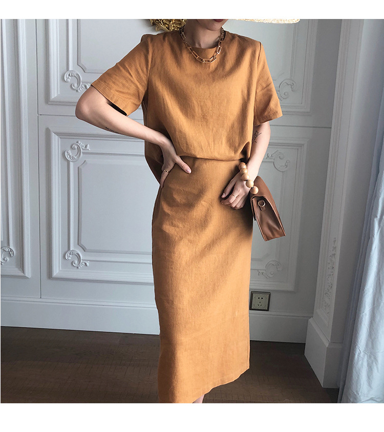 Costume femme HUI HUI en Coton et lin - Ref 3333898 Image 14