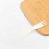 Disposable plastic fork waves, wavy three -toothed cake dessert fork fruit fork thickened bulk dessert snack fork