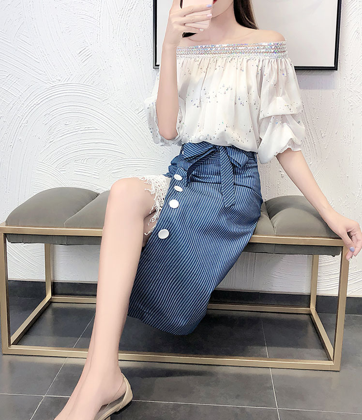 Costume femme en Mélange de coton - Ref 3335661 Image 7