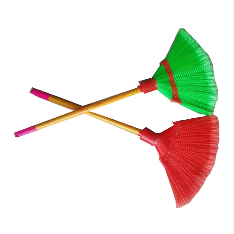 木杆扫把塑料丝笤帚坚固耐用大号塑料笤帚厂家批发家用 扫把 条帚|ms