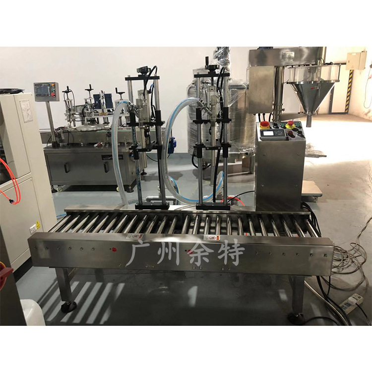 厂家直供半自动双头花生油称重灌装机|不锈钢油漆胶水定量灌装机