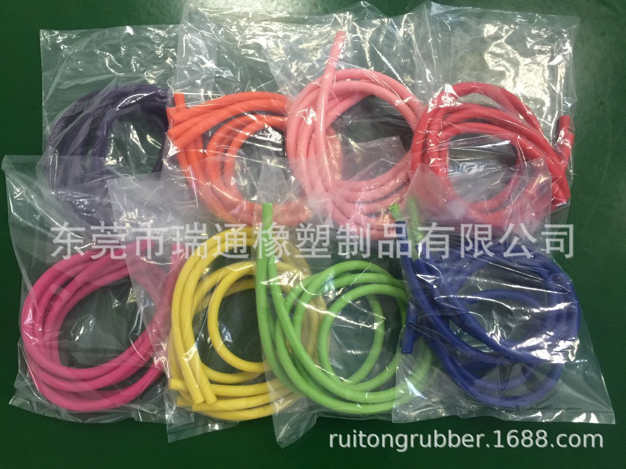 高弹力TPE拉力绳 TPR青蛙跳专用橡胶管 拉力器专用弹力绳