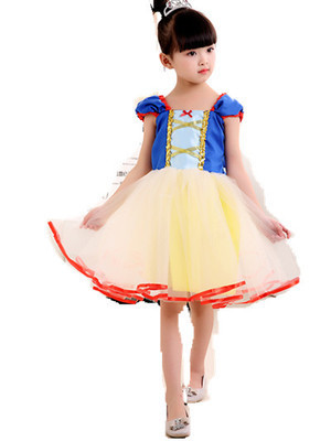 Dropshipping Halloween 2019 new children's clothing Snow White girls performance dress skirt children's dress