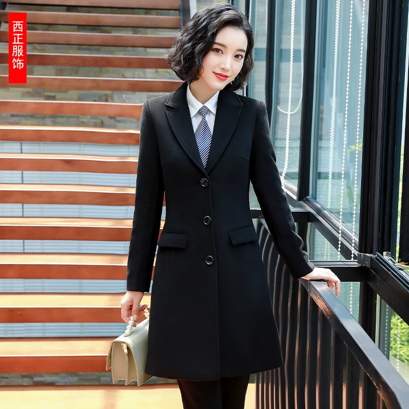 Демисезонное шерстяное пальто мужское и женское, ремень для работы, trench coat