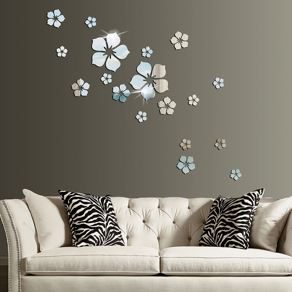 Fashion Flower Arylic Wall Sticker display picture 5