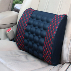 Car Wine Electric Waist Support, Home Car Dual-Use Vibration Massage Backrest, Fiberglass Car Waist Support Cushion