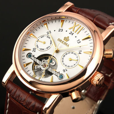 Retro Hollow Mechanical Watch
