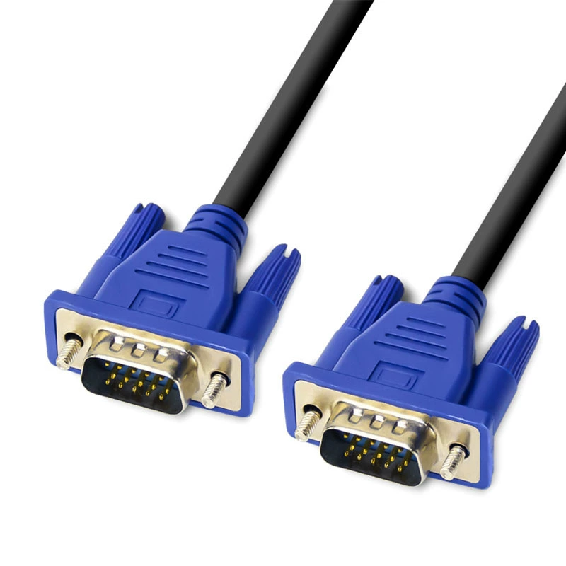 Оптовая оригинальная 1,5 м VGA кабель 4+5 -сердцевина высокое -четкость видеокабель компьютер подключение к телевизору шейдеры дата кабель