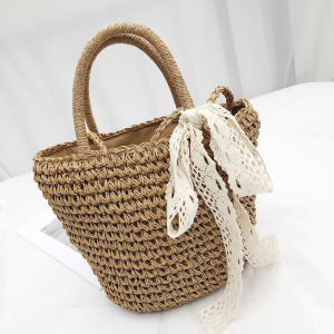 Women's summer small bag small fresh silk towel bag holiday tide cross-body beach bag