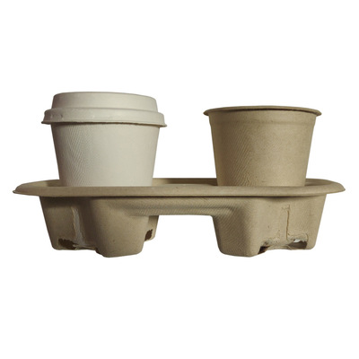 8oz8盎司全降解甘蔗渣杯子240ml環保壹次性甘蔗漿杯子可降解紙杯