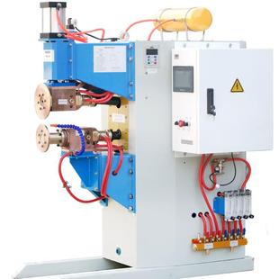 Factory Processing and Custom-Made Medium Frequency Dc Rolling Welding Machine Ftm-100 Silver Tile Double Drive Head Seam Welding Machine