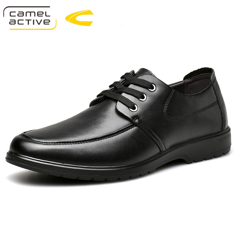 Camel Active The Lunar New Year man leather shoes Business casual leather shoes ventilation light Single shoes dad 19267