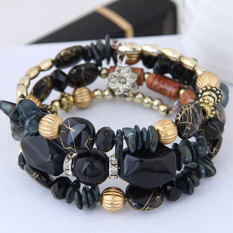 Fashion Water Droplets Artificial Gemstones Inlaid Gemstone Artificial Crystal Women's Bracelets 1 Piece display picture 4