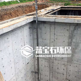 佛山市南海区污水厂潜水搅拌器安装现场图片 水平调节方向推流器