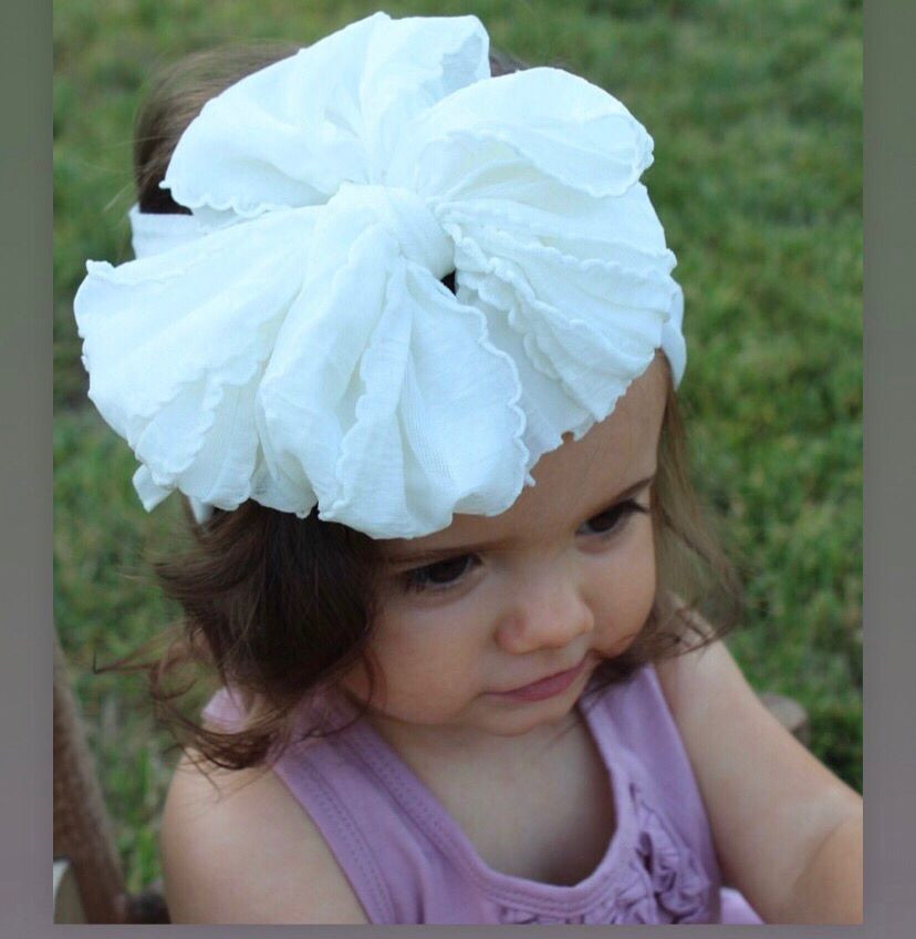 Kid'S Retro Solid Color Bow Knot Cloth Hair Band display picture 6