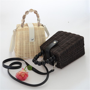 new vine straw woven handmade holiday travel fashion bag