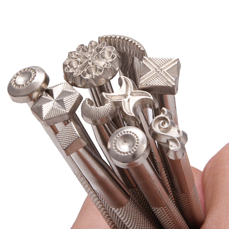 DIY handmade leather art leather engraving and printing tools 20 packs of vegetable tanned leather engraving and printing tools