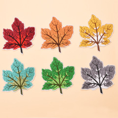 新款楓葉徽章刺繡通用補丁貼服裝 鞋子 書包衣服補丁貼直銷可定