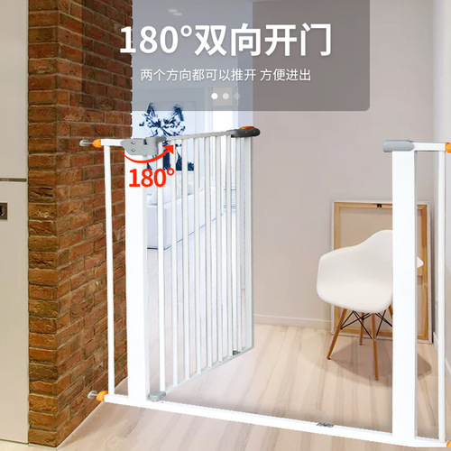 Child safety gate, baby stairway protection rail, baby fence, pet gate, double insurance buckle