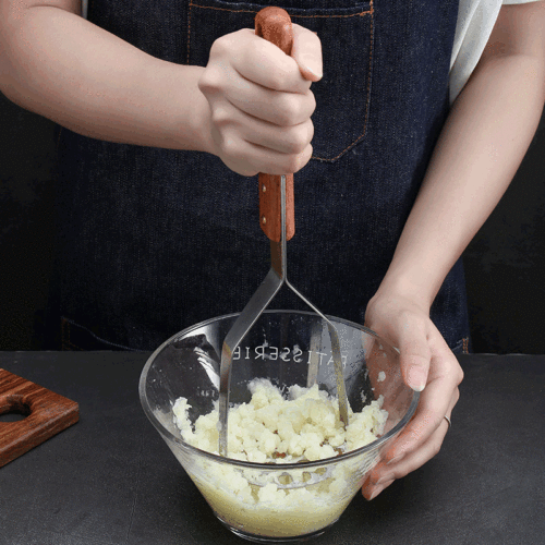 304 stainless steel potato masher, manual masher, garlic, sweet potato and potato press, Amazon kitchen gadgets