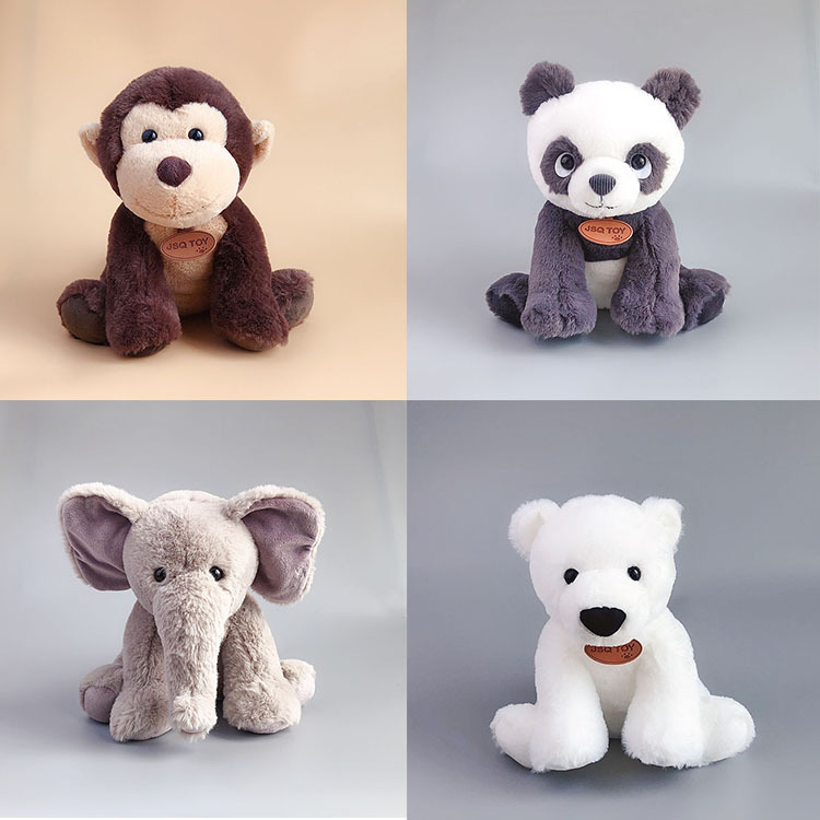 2021 nuevo lindo elefante de peluche de juguete decoración Panda Oso Polar mono muñeca máquina de agarre muñeca regalo