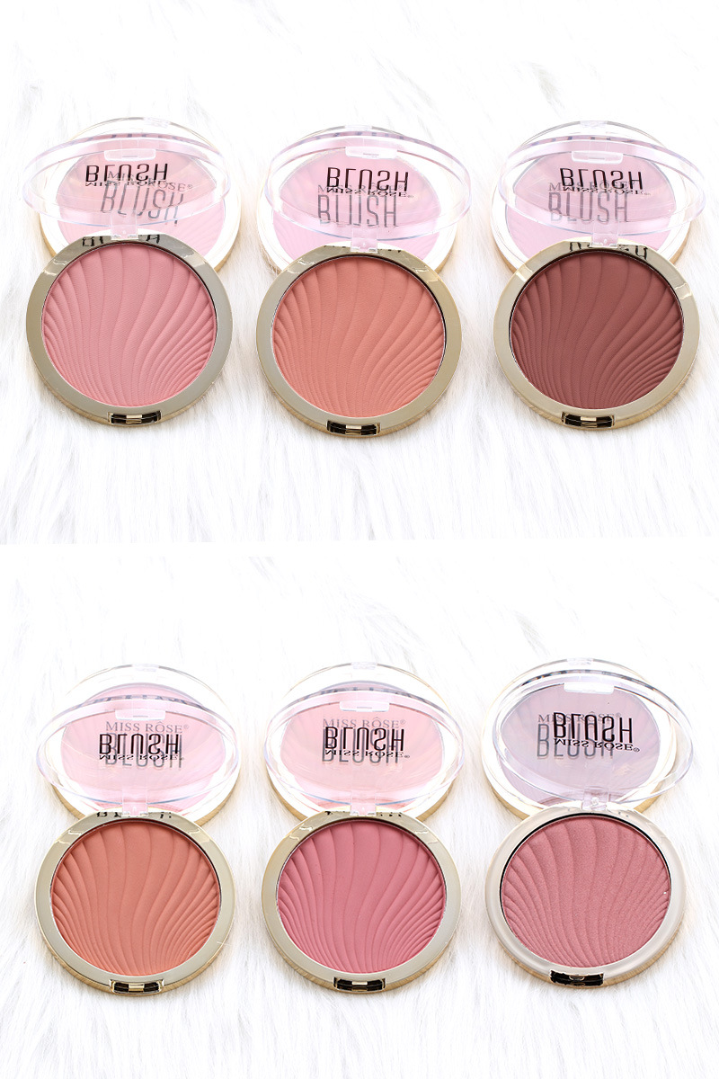 Fashion Six-color Matte Blush Repair Powder Brighten Skin Color Makeup display picture 8