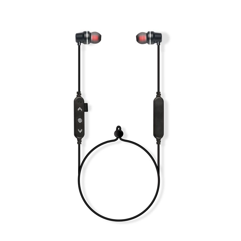 MS-F5 运动无线蓝牙耳机5.0 磁吸入耳式TF卡播放蓝牙无线耳机