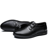 Мужские сандалии, мягкая дышащая повседневная обувь для кожаной обуви, кожаные летние туфли, из натуральной кожи, воловья кожа