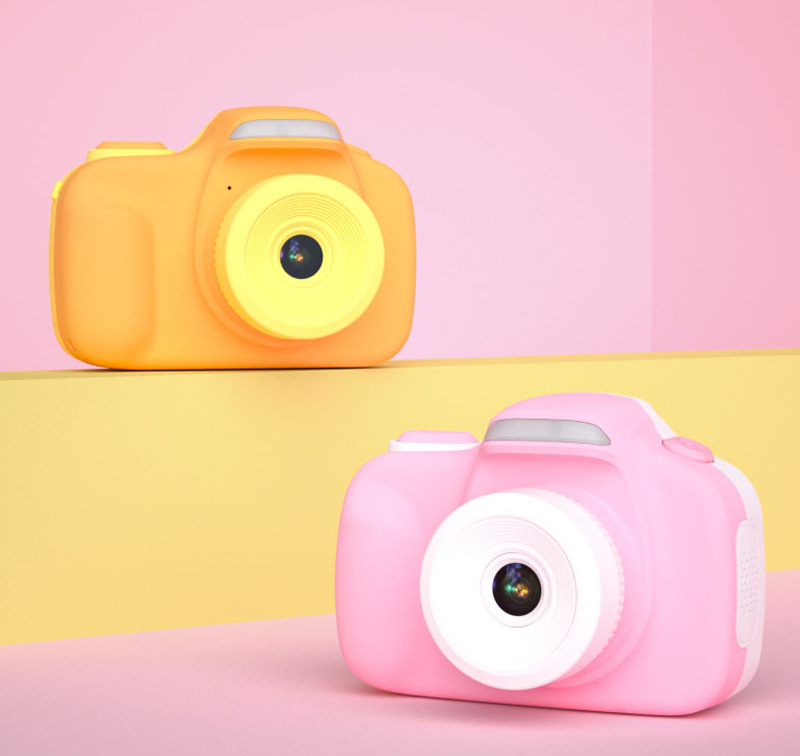 cartoon children's camera mini digital camera small SLR cat dual lens camera toy wholesale