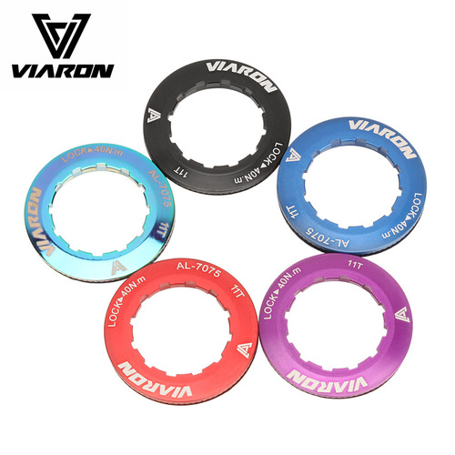 VIARON/cross-border aluminum alloy flywheel cover mountain bike road bike flywheel locking cover locking ring