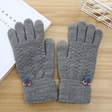 Утепленные трикотажные перчатки, удерживающий тепло трикотажный комплект, коллекция 2021, оптовые продажи