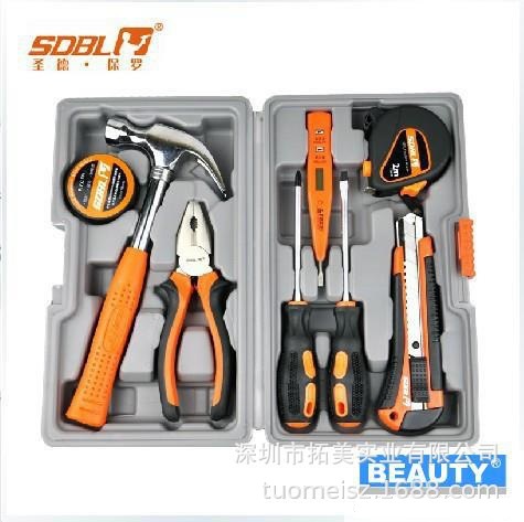 圣德保罗9件套工具组合套装/家用工具套装 SD-007-C