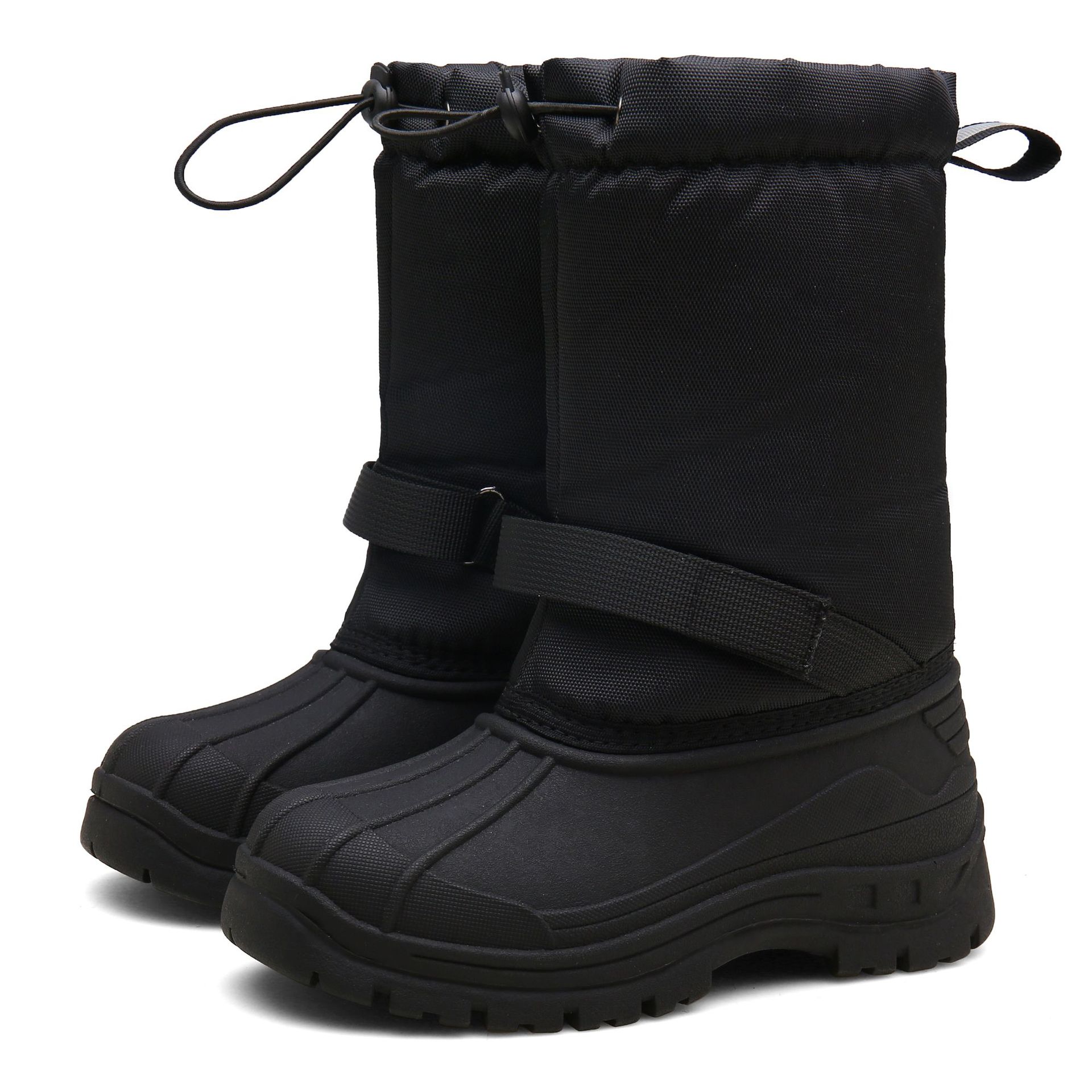 外贸爆款保暖加厚绒毛女高帮棉鞋套筒防水暖雪地靴轻便防滑女童靴