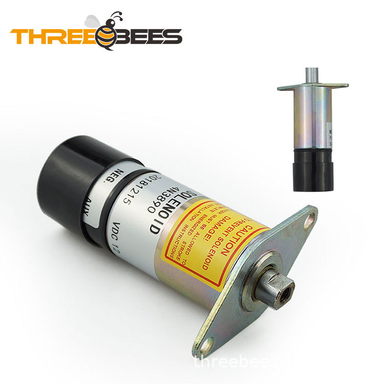 发电机电磁阀 4N3890-24V熄火控制器开关断油电磁阀