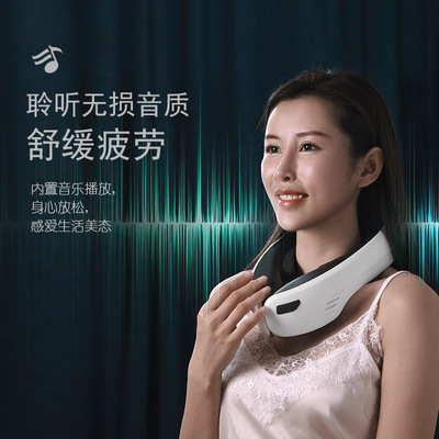 家用办公颈椎仪颈椎按摩器家用电子脉冲肩颈脖子枕头护颈仪按摩仪