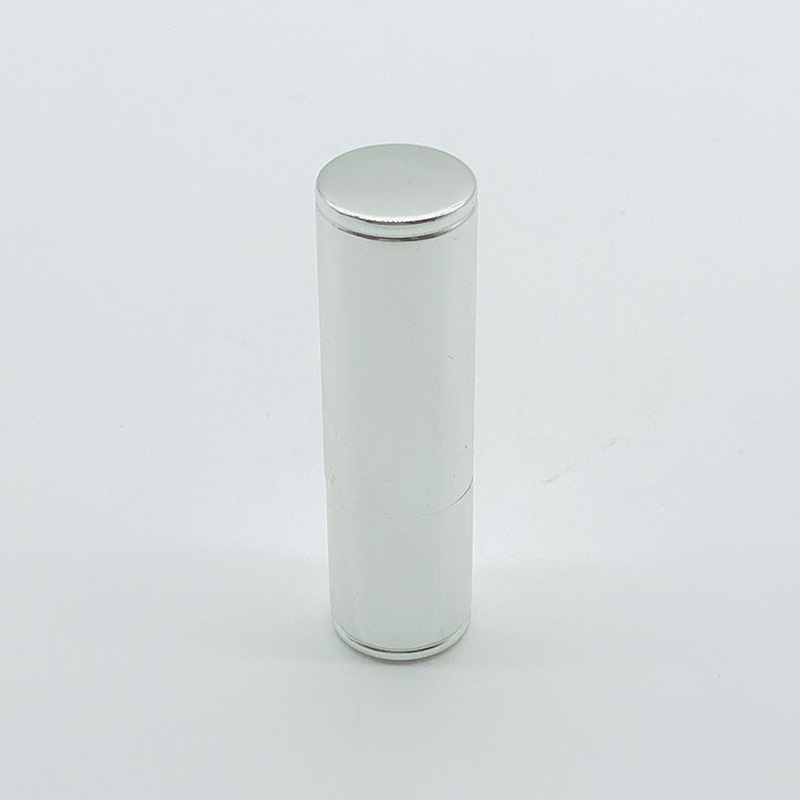 厂家直销DIY电化铝口红管 唇膏管亮银色 可印花LOGO