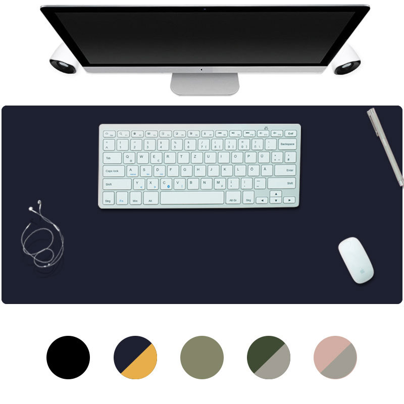 书桌写字垫鼠标垫大号桌面办公垫超大皮革空白双面笔记本垫可定制
