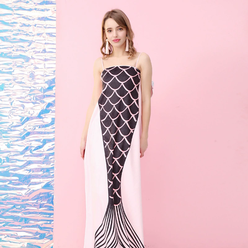 2 дня Мода Волосы Русалка пляжное полотенце микрофибра 3D цифровая печать Приморский бассейн пляжное полотенце банное полотенце