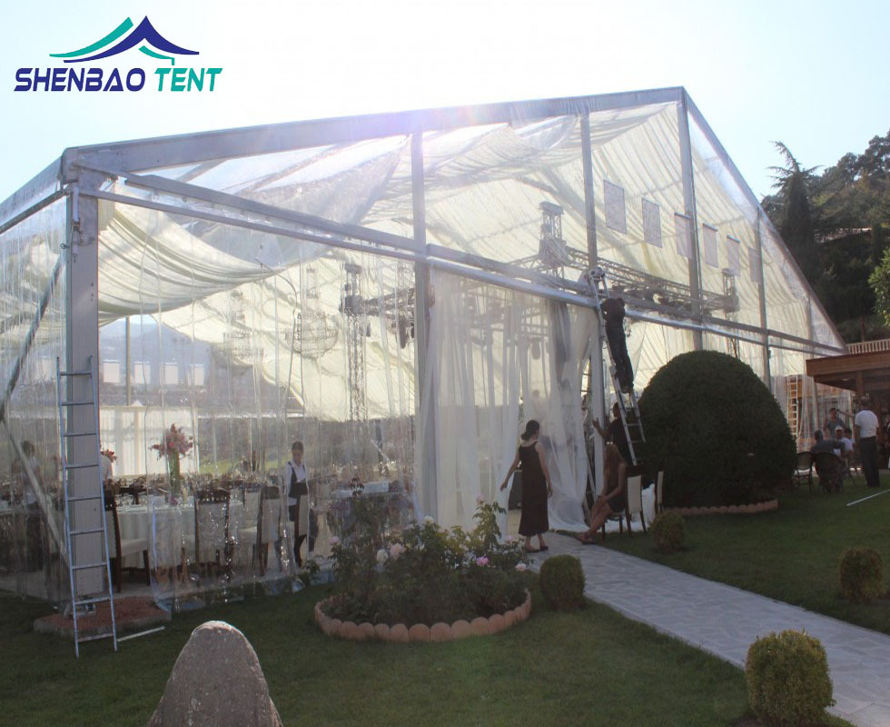 全透明户外婚礼活动篷房 transparent wedding tent from China