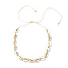 Necklace, chain, golden metal organic set handmade, European style