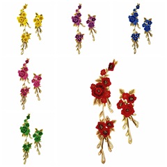 中國風復古水溶刺繡繡花圖案衣服補丁貼花 百搭旗袍婚紗立體繡花