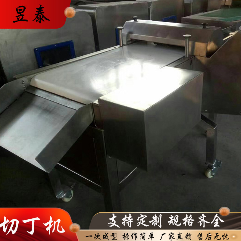 香菇切丁机 鸡腿菇杏鲍菇切丁机 不锈钢蔬菜瓜果切丁机厂家定制